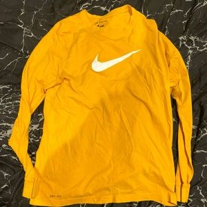 Yellow Nike Long Sleeve